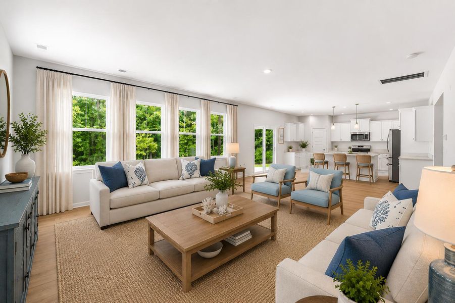 Furnished interior view inside a new home in Limehouse Village: Arbor Series, Summerville (Image 14).