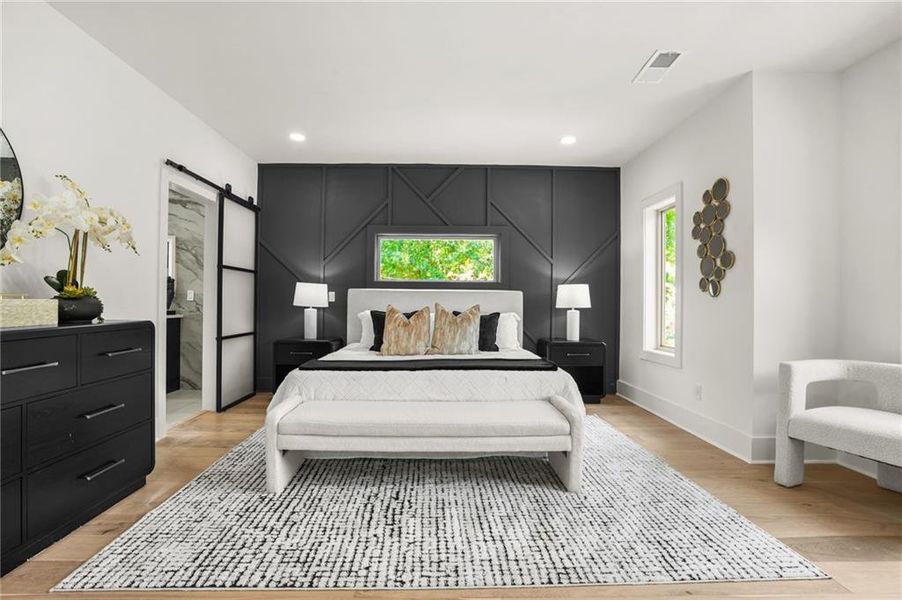 Furnished interior view inside a new home in , Atlanta (Image 16).