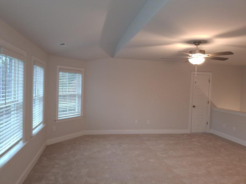 Spacious, unfurnished interior of a new home in Weybridge, Burlington (Image 26). Spacious, unfurnished interior of a new home in Weybridge, Burlington (Image 26).