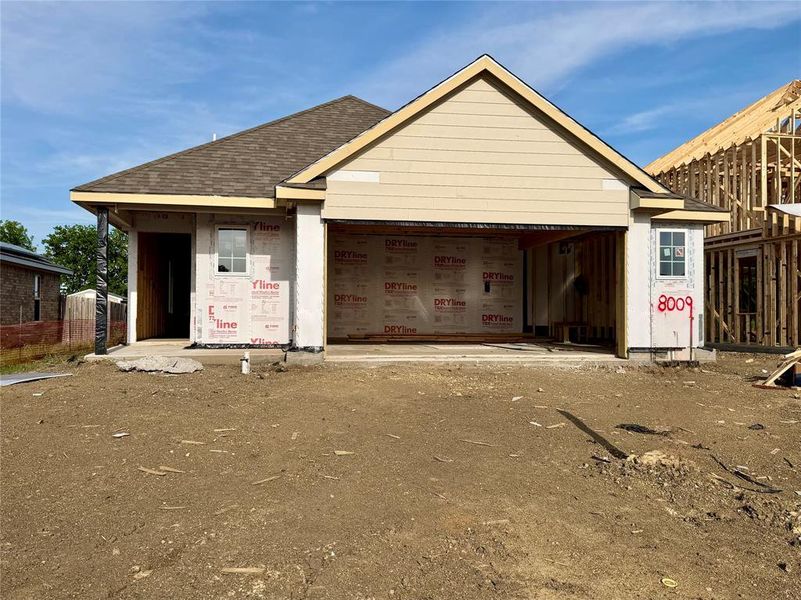 In-progress construction of a new home in Hanna Ranch, Fort Worth, TX (Image 24).
