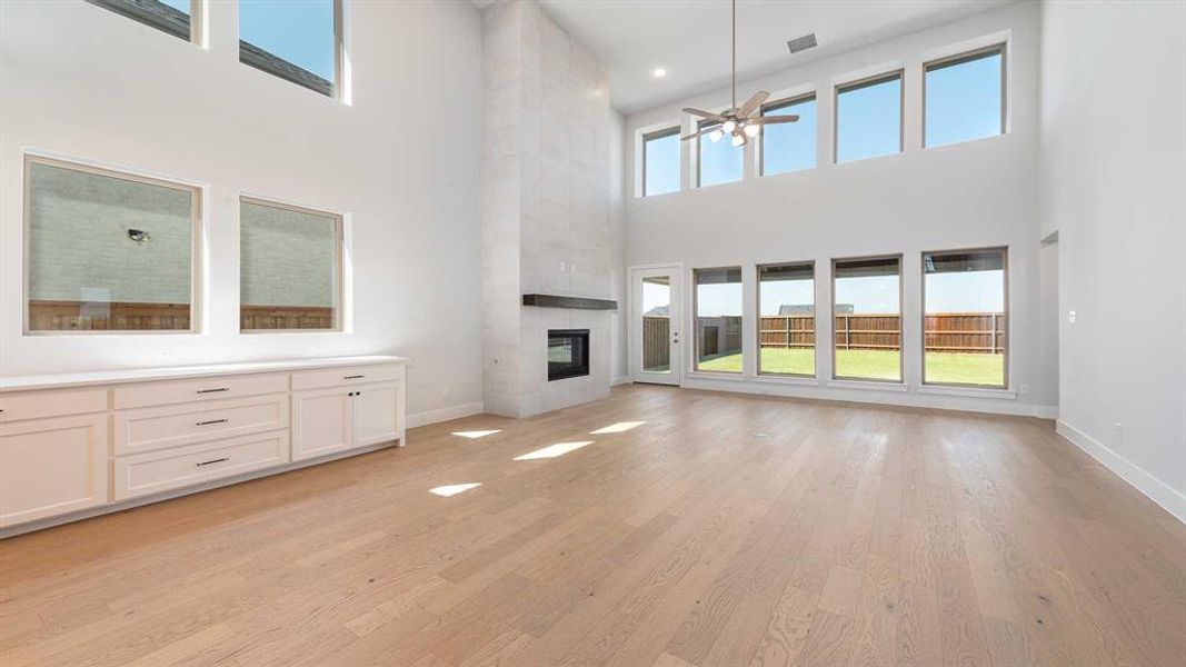 Furnished interior view inside a new home in Mosaic 50', Celina (Image 11).