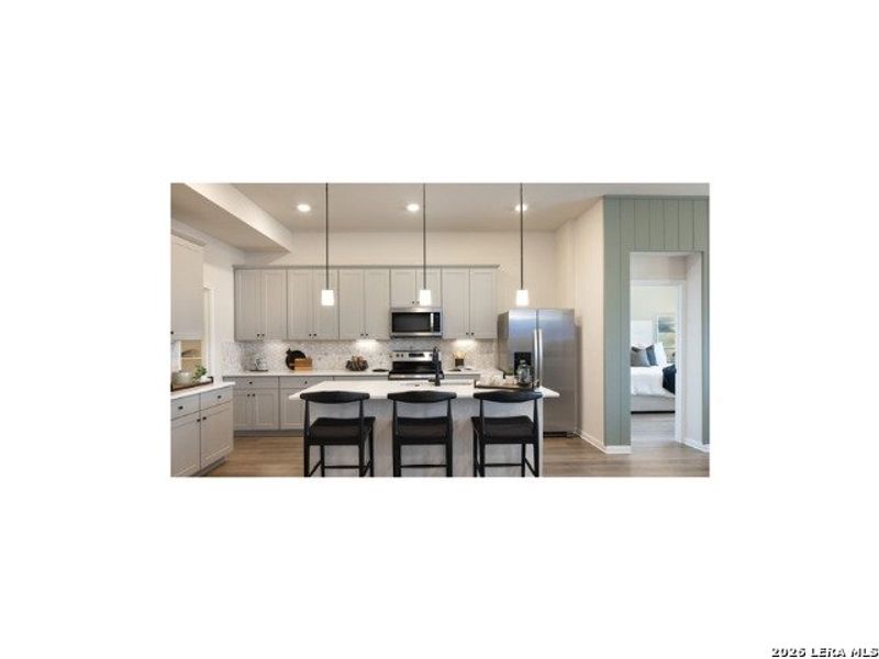 Furnished interior view inside a new home in Morgan Meadows, San Antonio (Image 5).