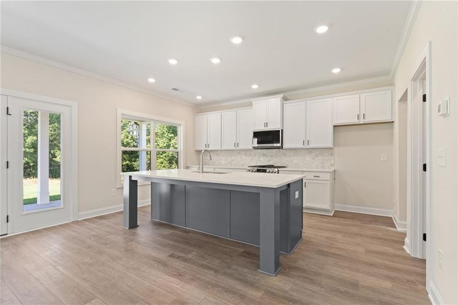 Furnished interior view inside a new home in , Dallas (Image 10).