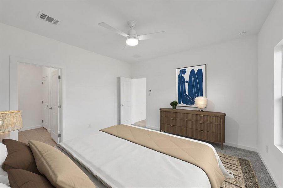 Furnished interior view inside a new home in Rolling Ridge, Van Alstyne (Image 6). Furnished interior view inside a new home in Rolling Ridge, Van Alstyne (Image 6).