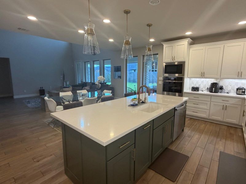 Furnished interior view inside a new home in Legacy Prairie at Katy Court, Katy (Image 4).