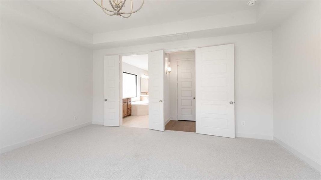 Spacious, unfurnished interior of a new home in The Heights At Uptown Celina 50', Celina (Image 17).