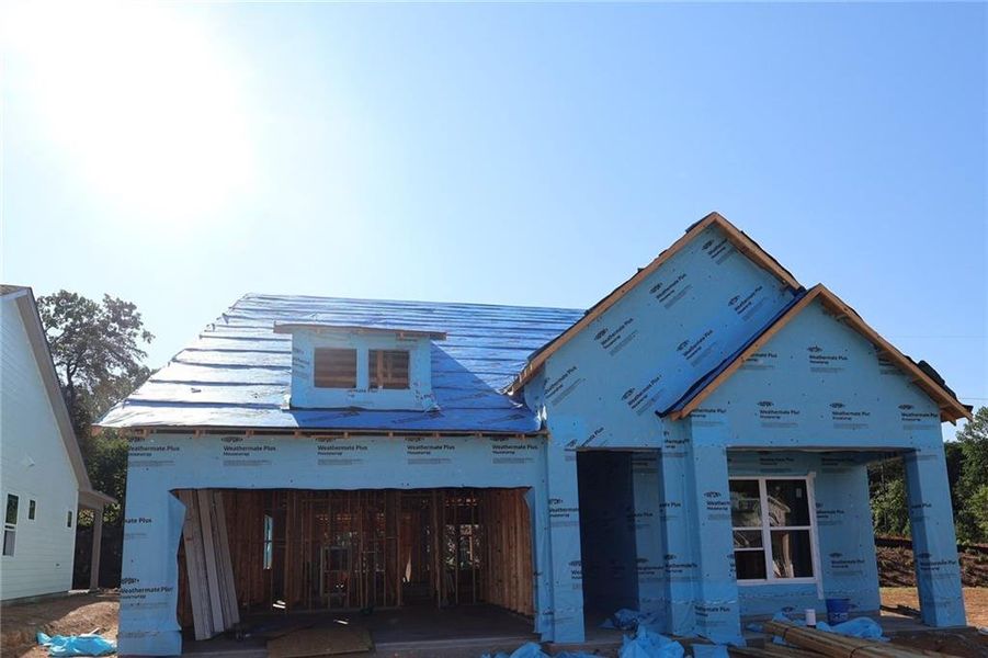 In-progress construction of a new home in , Gainesville, GA (Image 7).