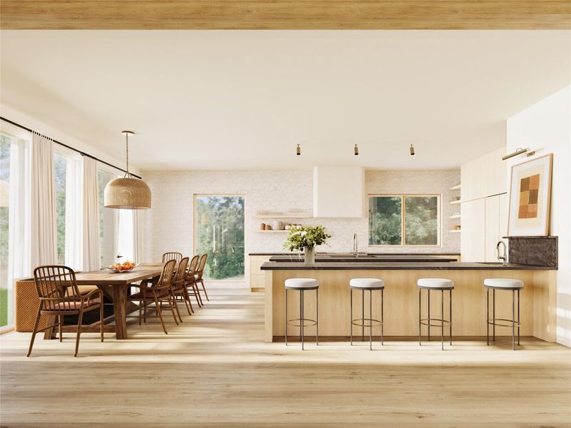 Furnished interior view inside a new home in , Spicewood (Image 13).