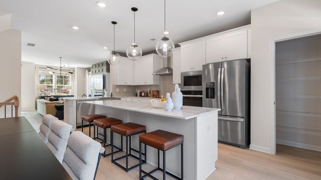 Furnished interior view inside a new home in Daybreak, Newnan (Image 11).