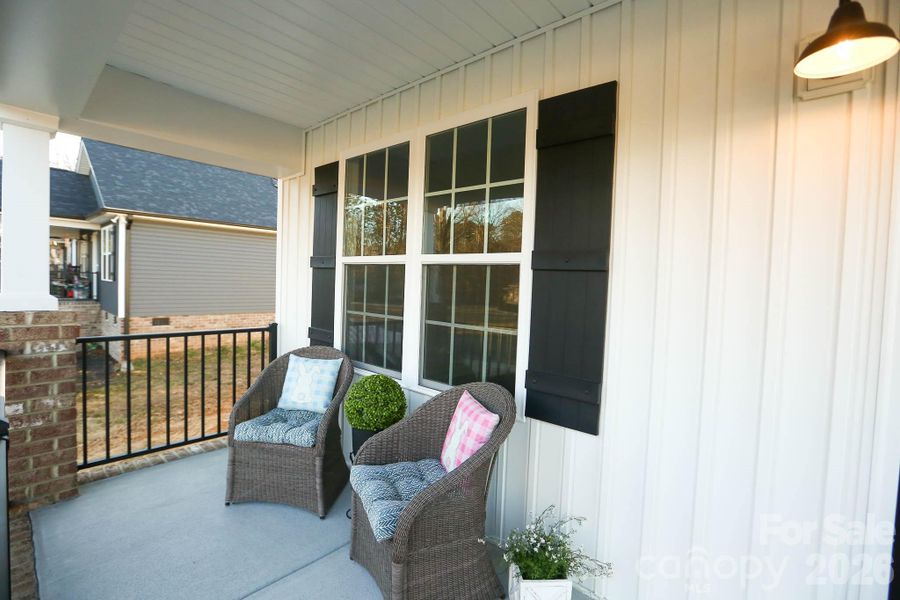 Exterior details and patio area of a home in , Kannapolis (Image 23).