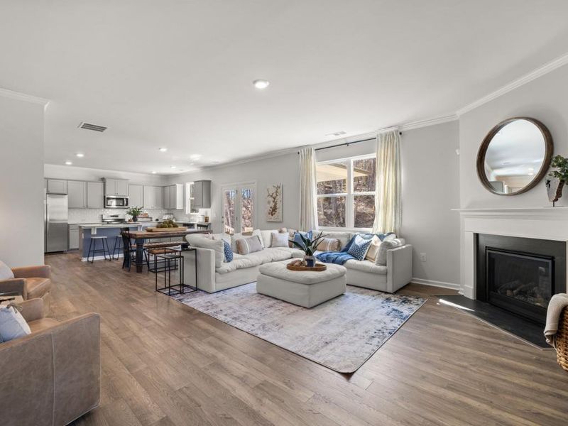 Furnished interior view inside a new home in Falcon Landing, Gainesville (Image 27).