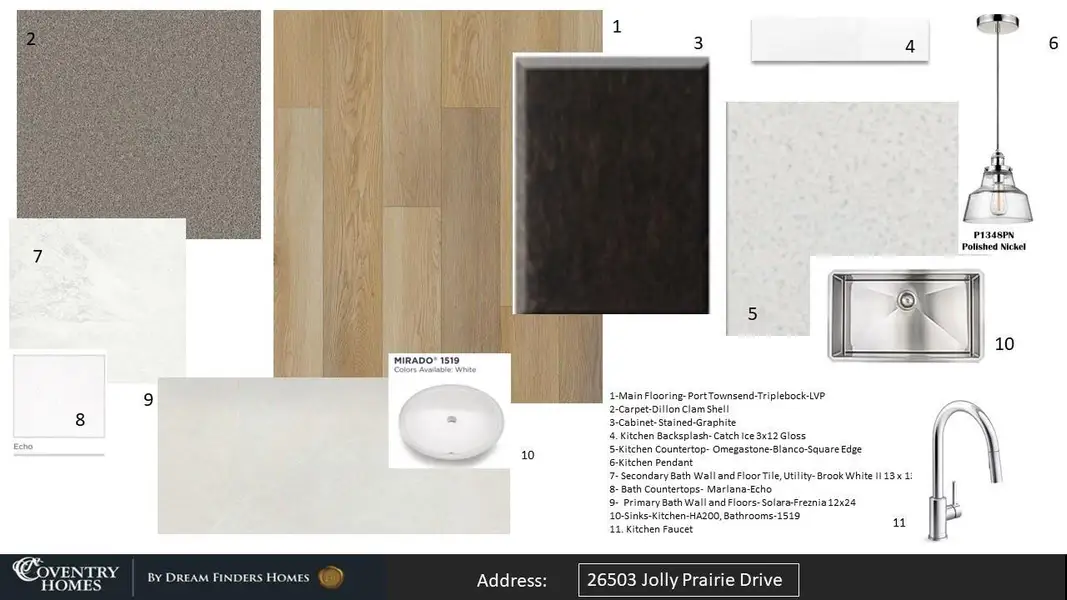 Sample of building materials used in homes in Jubilee, Hockley (Image 4).