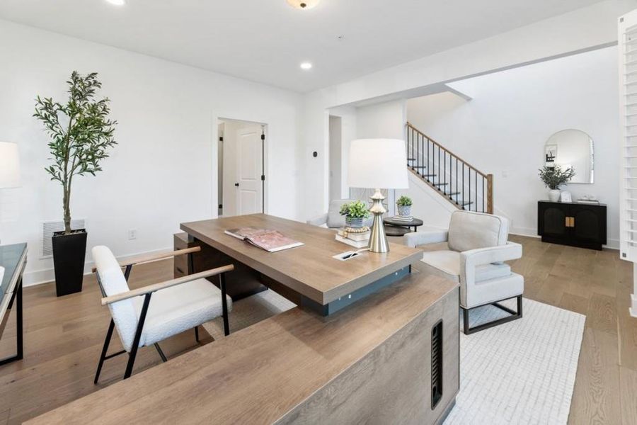 Furnished interior view inside a new home in , Alpharetta (Image 11).