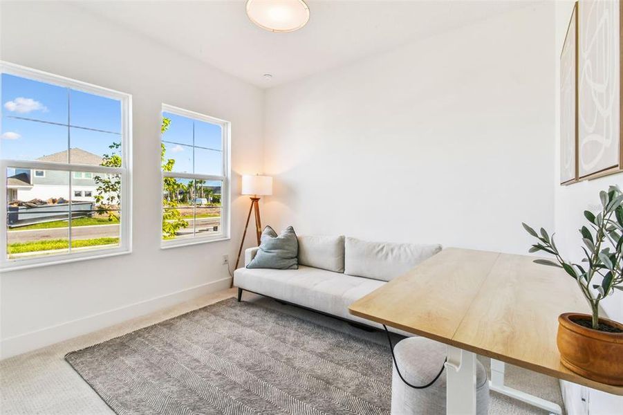 Furnished interior view inside a new home in Waterset, Apollo Beach (Image 9). Furnished interior view inside a new home in Waterset, Apollo Beach (Image 9).