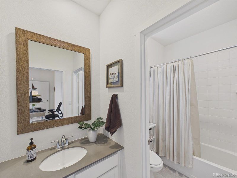 Furnished interior view inside a new home in Whisper Village, Arvada (Image 27).