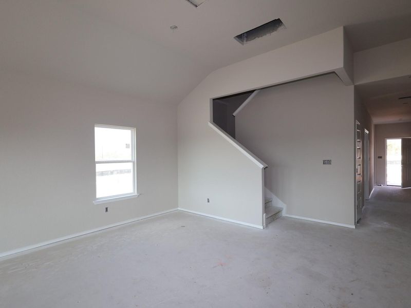 In-progress construction of a new home in Carillon, Manor, TX (Image 21).