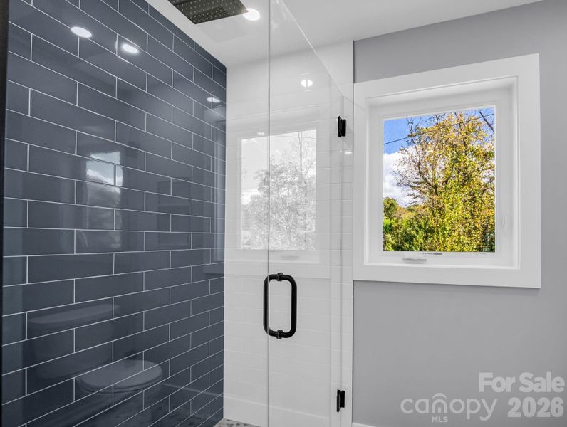 Close-up of interior finishes inside a home in , Asheville (Image 14).