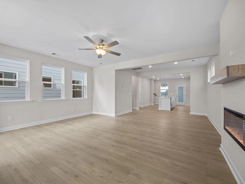 Spacious, unfurnished interior of a new home in Forestville Yard, Knightdale (Image 25).