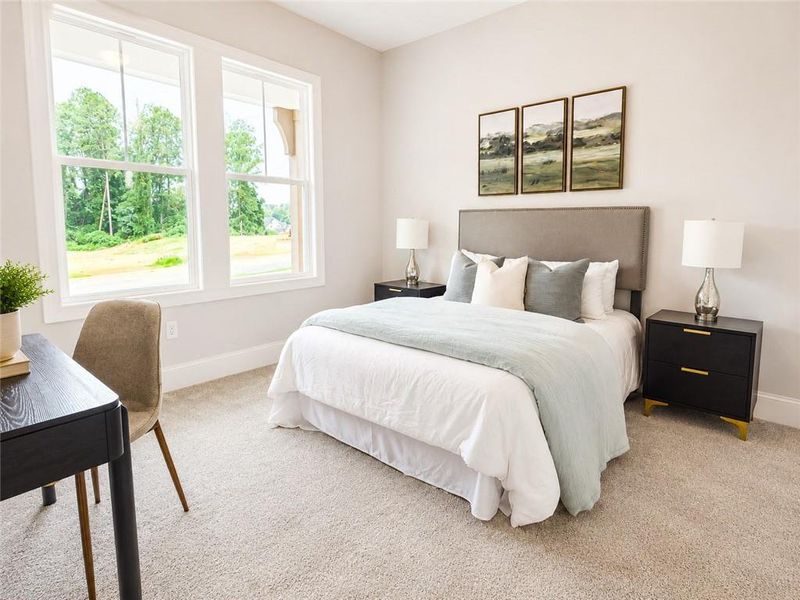 Furnished interior view inside a new home in Ashbury Commons, Powder Springs (Image 24).
