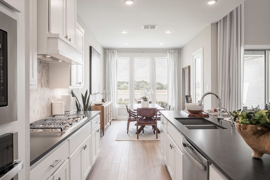 Representative furnished interior of a home built from the Verdin by Tri Pointe Homes in Pecan Ridge, Fulshear (Image 85).