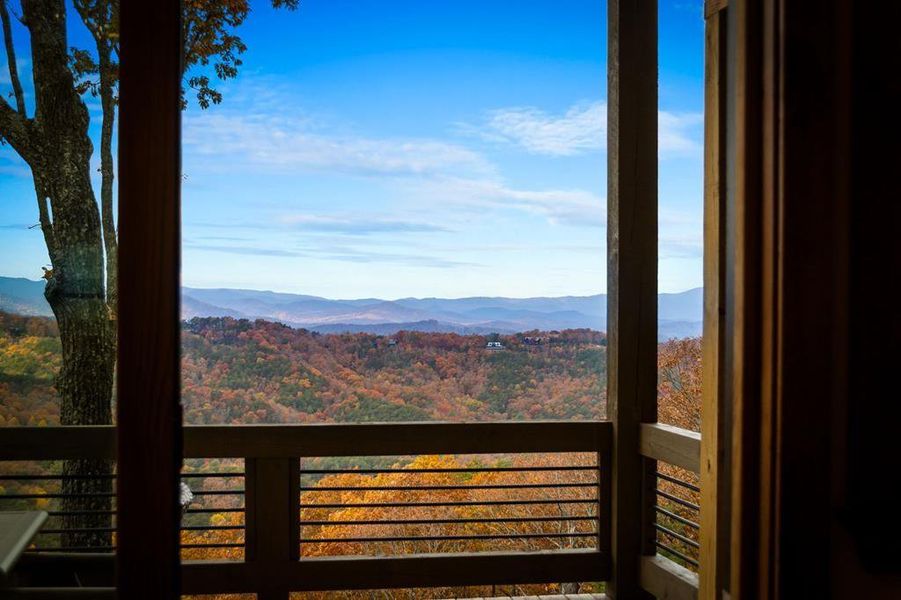 Exterior details and patio area of a home in , Blue Ridge (Image 39).