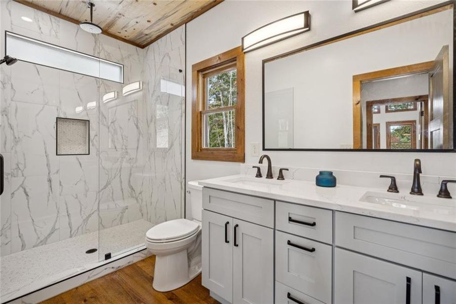 Furnished interior view inside a new home in , Mineral Bluff (Image 16).