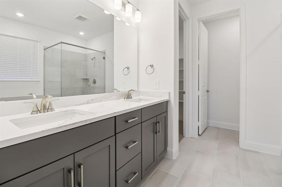 Furnished interior view inside a new home in Ashford Park - Texana Series, Corinth (Image 12).