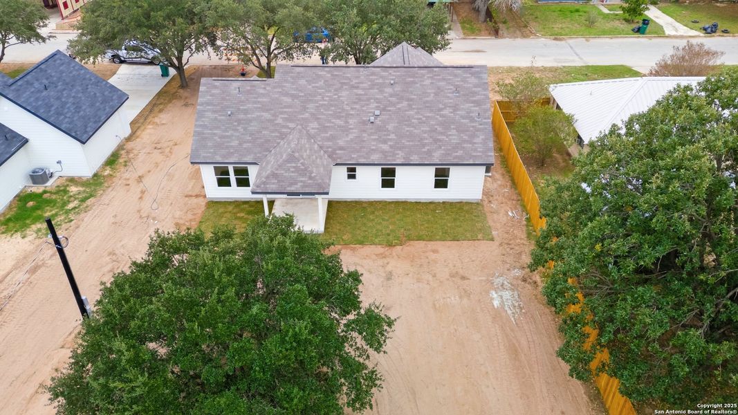 Exterior details and patio area of a home in , Lytle (Image 18).