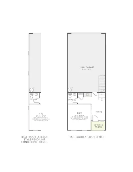 2D floor plan layout of this home in Ascend, Charlotte, NC (Image 3).