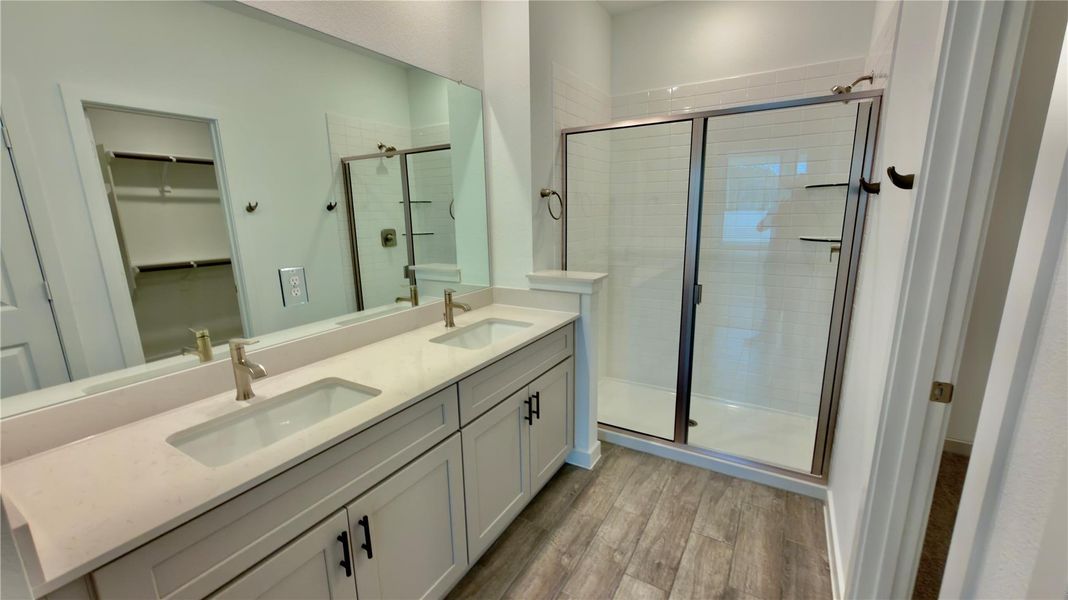 Furnished interior view inside a new home in Pulte Homes at Two Step Farm, Montgomery (Image 8).