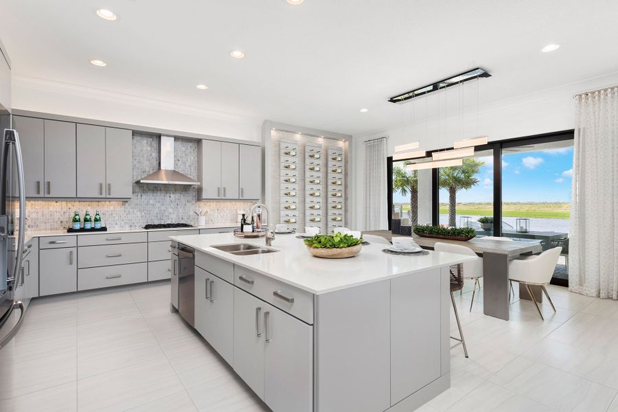 Representative furnished interior of a home built from the Michele by GL Homes in Valencia Parc at Riverland, Port St. Lucie (Image 7).