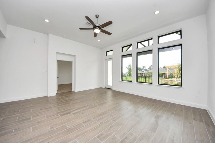 Spacious, unfurnished interior of a new home in Gatherings® at Chambers Creek: Duets Collection, Willis (Image 25). Spacious, unfurnished interior of a new home in Gatherings® at Chambers Creek: Duets Collection, Willis (Image 25).