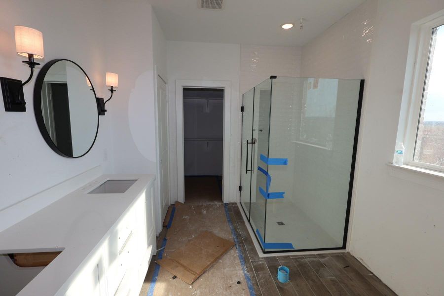 Primary bath - still under construction! Primary bath - still under construction!