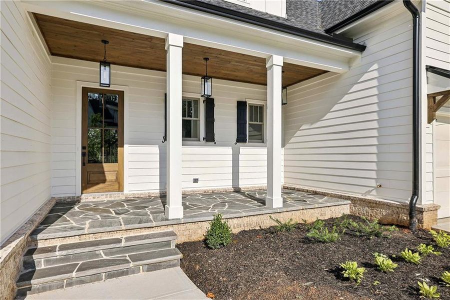 Exterior details and patio area of a home in , Dawsonville (Image 29).