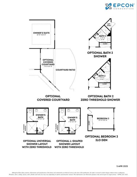 2D floor plan layout of this home in The Courtyards at Redbud Lane, Canton, GA (Image 22).