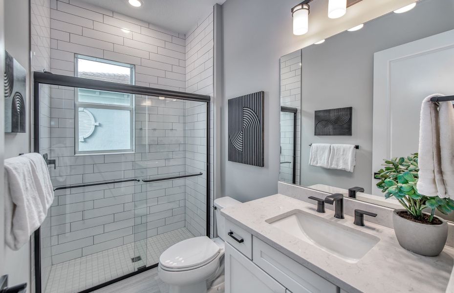 Furnished interior view inside a new home in Avondale at Avenir, Palm Beach Gardens (Image 13).