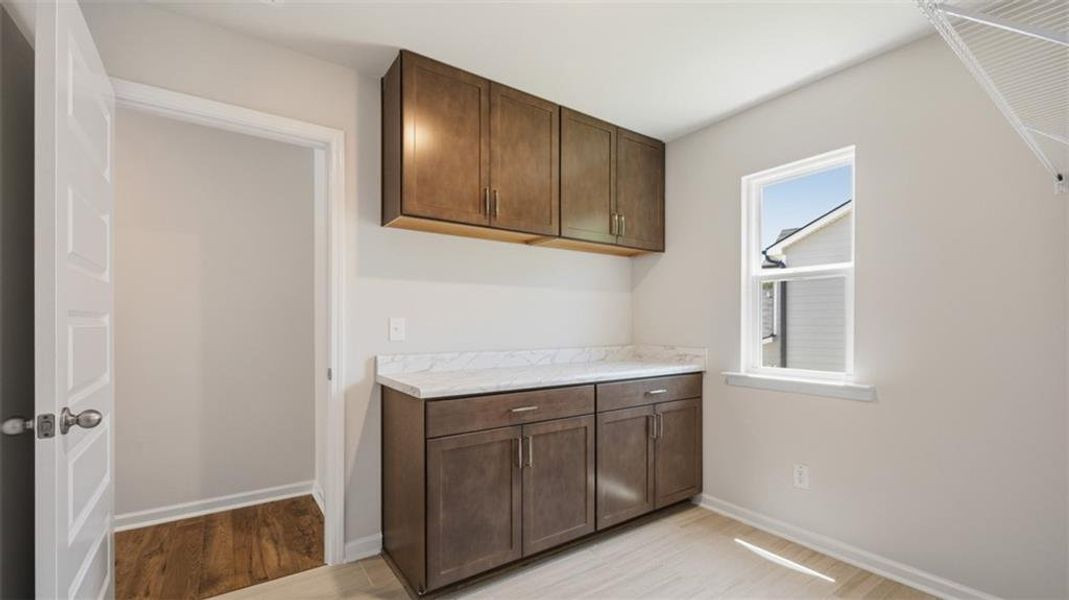Furnished interior view inside a new home in Wildwood, Covington (Image 9). Furnished interior view inside a new home in Wildwood, Covington (Image 9).