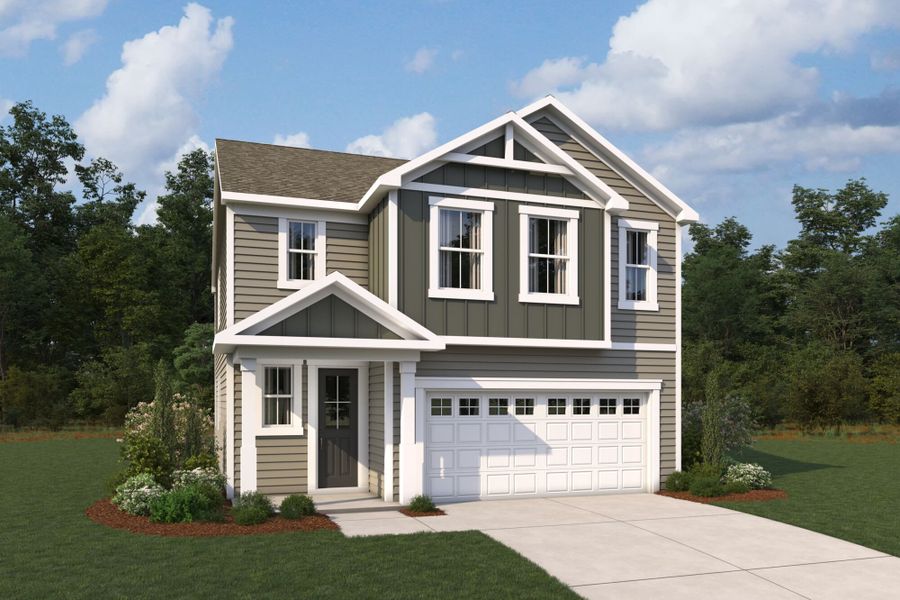 Representative exterior photo of a completed home built from the Skyway by Mattamy Homes in Cardinal Landing, Coats, NC (Image 12).