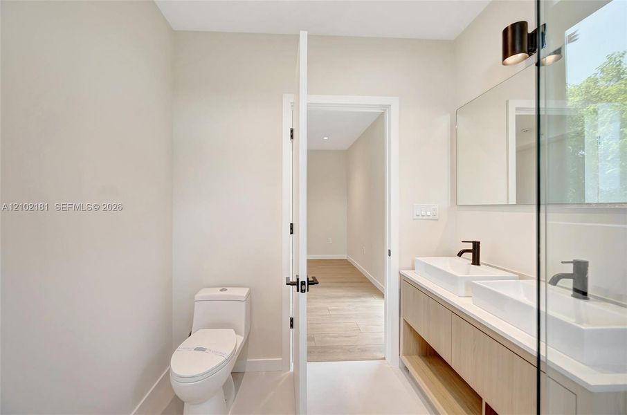 Furnished interior view inside a new home in , Miami (Image 18).
