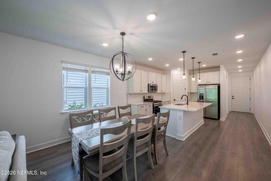 Furnished interior view inside a new home in Tributary, Yulee (Image 17). Furnished interior view inside a new home in Tributary, Yulee (Image 17).