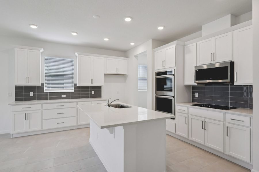 Furnished interior view inside a new home in St. Johns Preserve, Palm Bay (Image 4).
