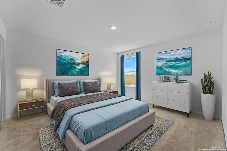 Furnished interior view inside a new home in Lodi Grove, Floresville (Image 9).