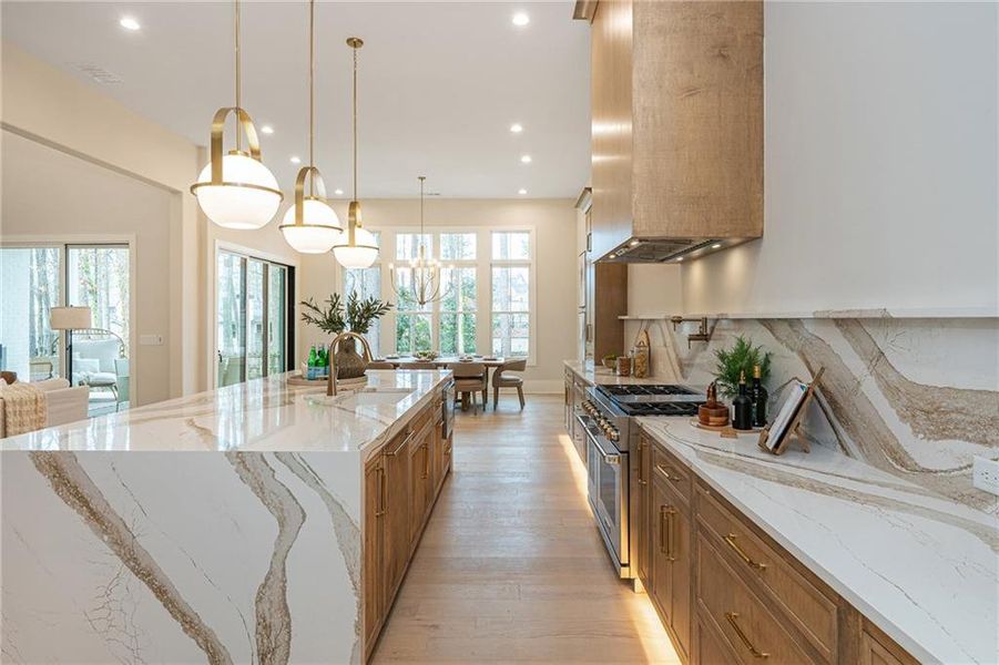 Furnished interior view inside a new home in , Alpharetta (Image 62).