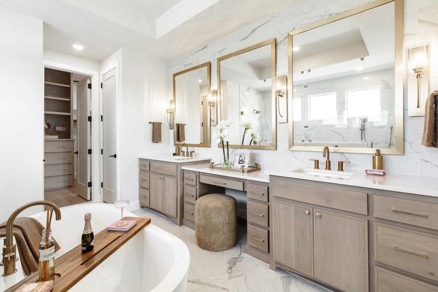 Representative Primary Bathroom - some options shown