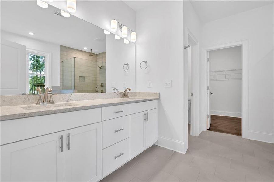Furnished interior view inside a new home in Ford Landing, Acworth (Image 14).