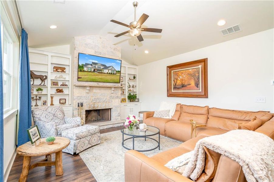 Furnished interior view inside a new home in , Cumming (Image 19).