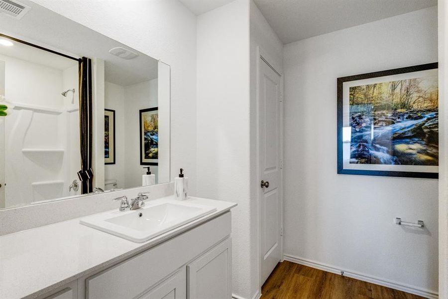 Furnished interior view inside a new home in Northpointe: Watermill Collection, Fort Worth (Image 4). Furnished interior view inside a new home in Northpointe: Watermill Collection, Fort Worth (Image 4).