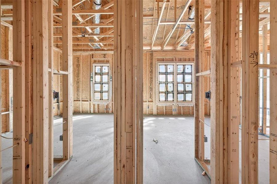 In-progress construction of a new home in , Statham, GA (Image 12).