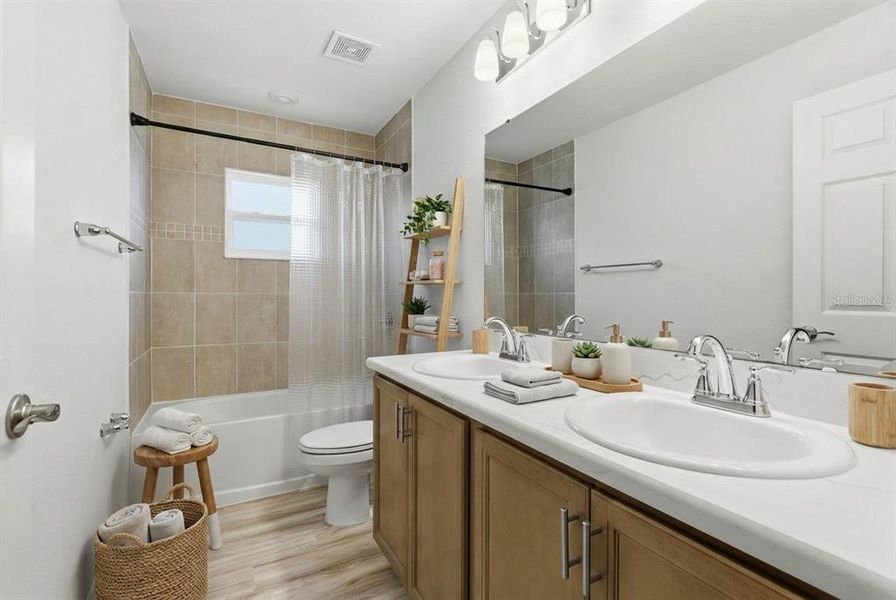 Furnished interior view inside a new home in , Davenport (Image 7).