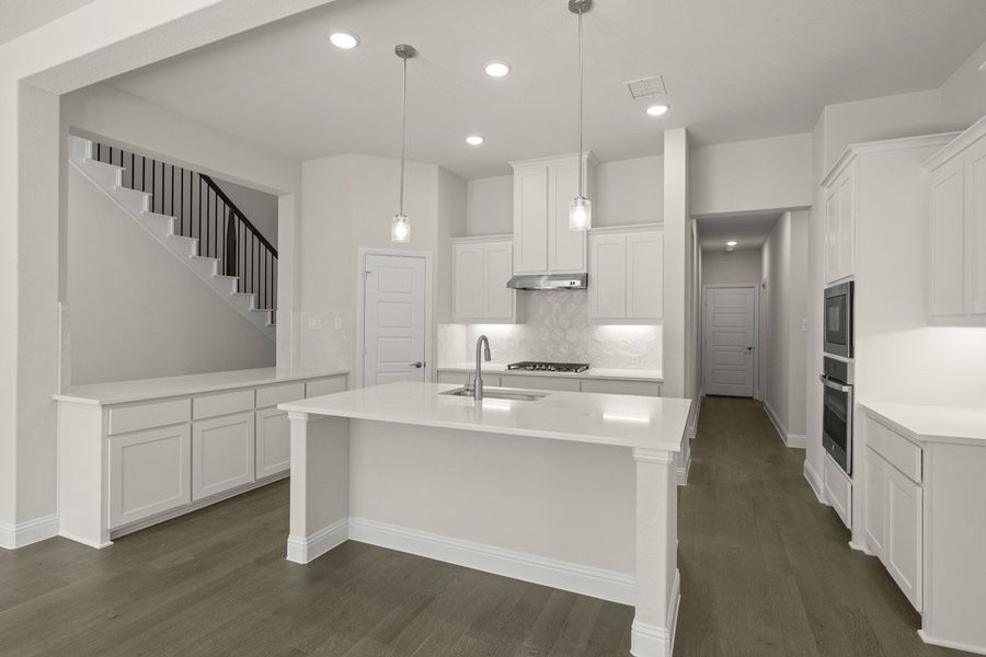 Representative furnished interior of a home built from the San Martino II by Pacesetter Homes in Park Hills, Rockwall (Image 6). Representative furnished interior of a home built from the San Martino II by Pacesetter Homes in Park Hills, Rockwall (Image 6).